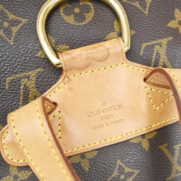 LOUIS VUITTON Montsouris MM Backpack Bag Monogram Leather Brown M51136 13SH732 - Picture 12 of 13